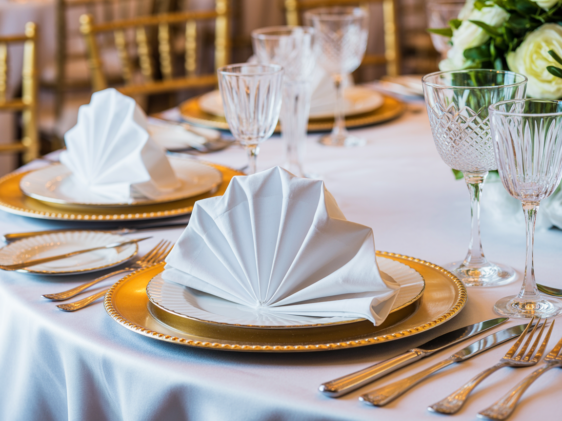 Table cloth and napkin hire